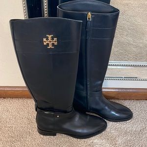 Tory Burch Black Boots S 8 Worn ONCE